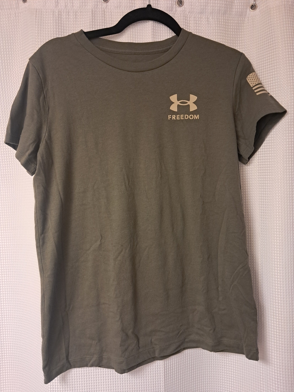 Under Armour Olive Green Freedom Logo T-Shirt